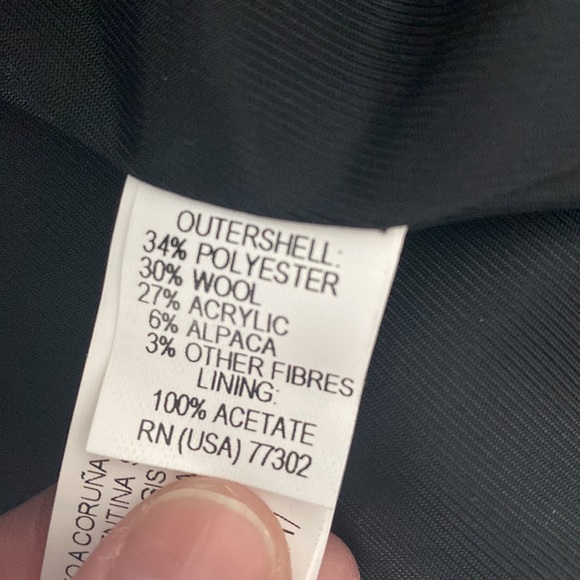 Zara Basic Wool blend 60s style coat - Picture 8 of 8